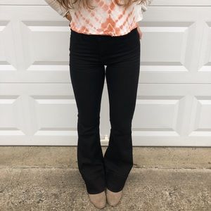 anthropologie bell bottom/flare jeans!!